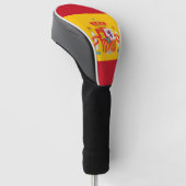 Zeige deine Farben - Spanien Golf Headcover (angewinkelt)