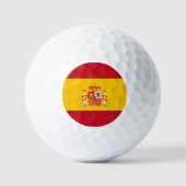 Zeige deine Farben - Spanien Golfball (Vorderseite)