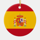 Zeige deine Farben - Spanien Keramik Ornament (Vorne)