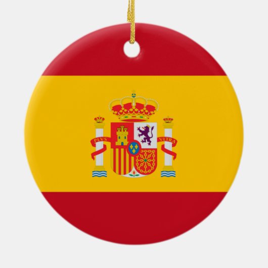 Zeige deine Farben - Spanien Keramik Ornament (Hinten)