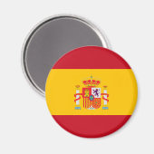 Zeige deine Farben - Spanien Magnet (Vorderseite/Rückseite)