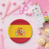 Zeige deine Farben - Spanien Pappteller (Party)