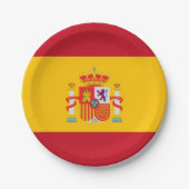 Zeige deine Farben - Spanien Pappteller (Vorderseite)