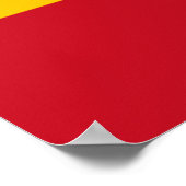 Zeige deine Farben - Spanien Poster (Ecke)
