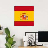 Zeige deine Farben - Spanien Poster (Heimbüro)