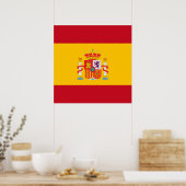 Zeige deine Farben - Spanien Poster (Küche)