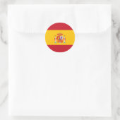 Zeige deine Farben - Spanien Runder Aufkleber (Tasche)