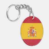 Zeige deine Farben - Spanien Schlüsselanhänger (Vorderseite links)