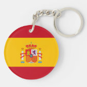 Zeige deine Farben - Spanien Schlüsselanhänger (Rückseite)