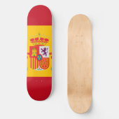 Zeige deine Farben - Spanien Skateboard (Vorderseite)
