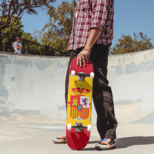 Zeige deine Farben - Spanien Skateboard