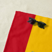 Zeige deine Farben - Spanien Strandtuch (Beispiel)