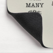 Zeige deine Gaben Mousepad (Ecke)