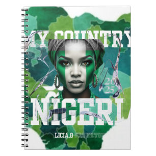 Zeige deinen Naija-Stolz im Stil! mit Lycia Oe Notizblock