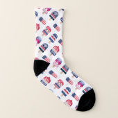 Zeige deinen patriotischen Stolz! Socken (Links - Innen)