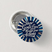 Zeige es der Welt Button (Vorne & Hinten)