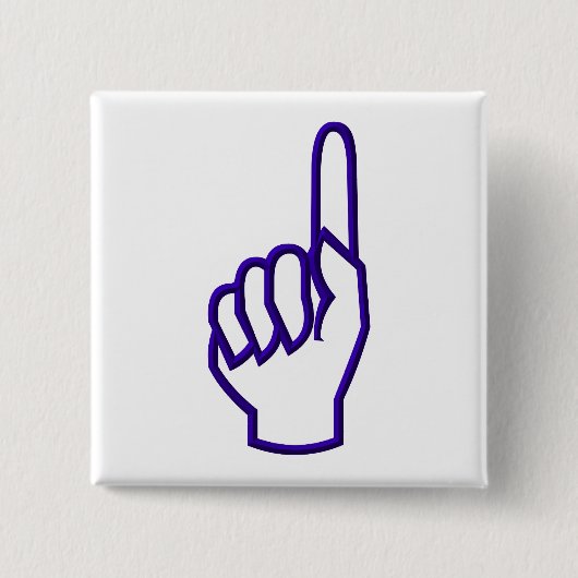 Zeige Finger/Hand Button (Vorderseite)