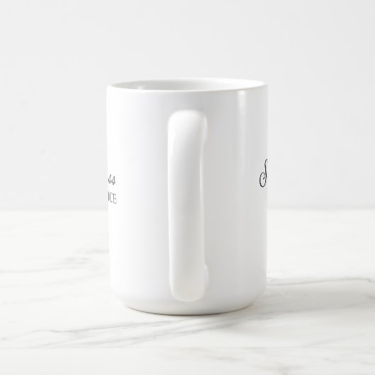 Zeige Freundlichkeit Kaffeetasse (Henkel)