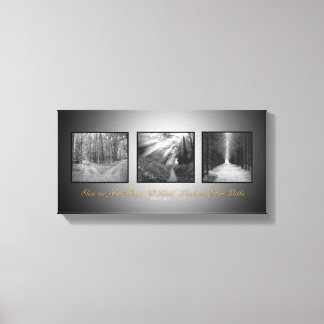 Zeige mir deine Wege; o Herr lehrt mir deine Wege Leinwanddruck