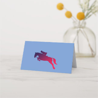 Zeige, wie ein Jumper ein Hindernis beseitigt. Ort Platzkarte