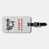 Zeige Zeitanzeige Gepäckanhänger (Vorderseite horizontal)