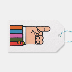 Zeigefinger-Funky-Manicule Geschenkanhänger