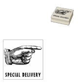 Zeigefinger Gummistempel (Stempel)