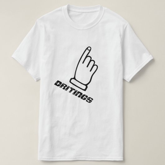 Zeigefinger mit dem Text dritings T-Shirt (Design vorne)