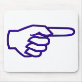 Zeigefinger Mousepad (Vorne)