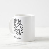 Zeigen Färse Benutzerdefinierter Name Kaffeetasse (Vorderseite Links)