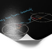 Zeigen meine Tan-Linien? Fotodruck (Ecke)