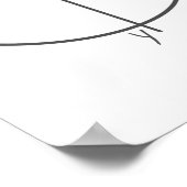 Zeigen meine Tan-Linien? Poster (Ecke)