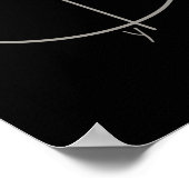 Zeigen meine Tan-Linien? Poster (Ecke)