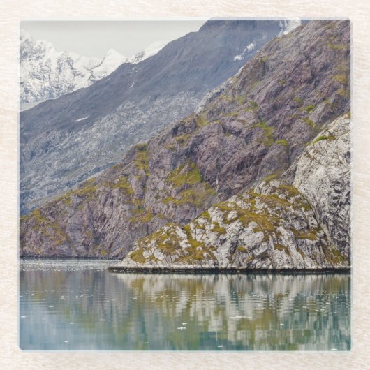 Zeigen seiner Streifen Glasuntersetzer (Vorderseite)