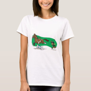zeigen Sie das Springen T-Shirt
