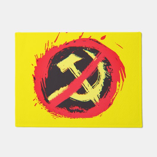 Zeigen Sie, dass es in Ihrem Haus Freiheit ist Fußmatte (Vorderseite)