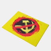 Zeigen Sie, dass es in Ihrem Haus Freiheit ist Fußmatte (Schrägansicht)