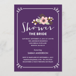 ZEIGEN SIE DIE BRIDE BRIDAL SHOWING INVITATION EINLADUNG