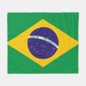 Zeigen Sie Ihre Farben - Brasilien Fleecedecke (Vorderseite (Horizontal))