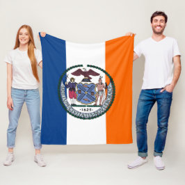 Zeigen Sie Ihre Farben - New York Fleecedecke