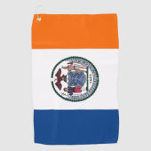 Zeigen Sie Ihre Farben - New York Golfhandtuch (Vorderseite)