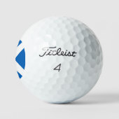 Zeigen Sie Ihre Farben – Schottland Golfball (Logo)