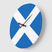 Zeigen Sie Ihre Farben – Schottland Große Wanduhr (Winkel)