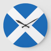 Zeigen Sie Ihre Farben – Schottland Große Wanduhr (Vorderseite)