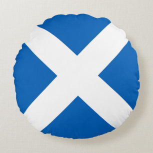 Zeigen Sie Ihre Farben – Schottland Rundes Kissen