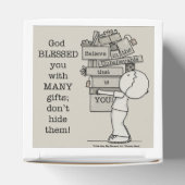 Zeigen Sie Ihre Geschenke Geschenkschachtel (Oben)