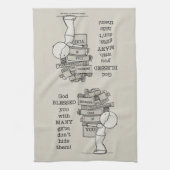 Zeigen Sie Ihre Geschenke Geschirrtuch (Vertikal)