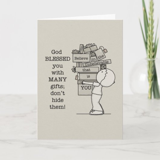 Zeigen Sie Ihre Geschenke Karte (Vorderseite)