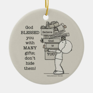 Zeigen Sie Ihre Geschenke Keramik Ornament