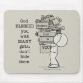 Zeigen Sie Ihre Geschenke Mousepad (Vorne)